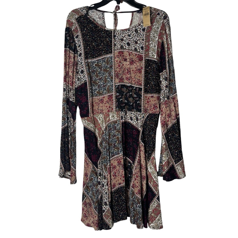 AEO American Eagle Outfitters Paisley Patchwork Dress NWT M